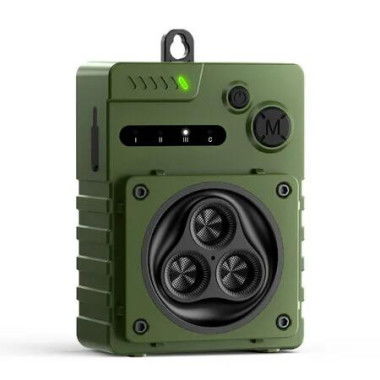 Ultrasonic Dog Bark Deterrent Devices, Rechargeable Dog Barking Control Devices, for Indoor & Outdoor Use (Green)