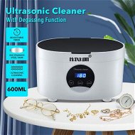 Detailed information about the product Ultrasonic Jewellery Cleaner Silver Degassing Cleaning Machine For Rings Watches Dentures Glasses Razors 600ml MAXKON