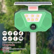Detailed information about the product Ultrasonic Outdoor Solar Animal Repeller Waterproof With LED Flash Lamp Voice Alarm To Dirve Away For Cat Raccoon Deer