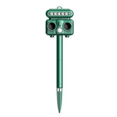 Ultrasonic Solar Animal Repellent, Cat Deterrent, Marten Deterrent, Cat Repellent, 5 Modes, Adjustable Frequency, Animal Repellent, Ultrasonic Repellent