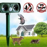 Detailed information about the product Ultrasonic Solar Power Cat Dog Repeller Outdoor Garden Infrared Sensor Animal Scarer