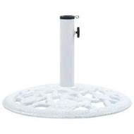 Detailed information about the product Umbrella Base White 12 kg 48 cm Cast Iron