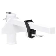 Detailed information about the product Umbrella Clamp for Balcony White 38 mm Steel