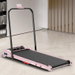 Under Desk Walking Pad Treadmill Pink Foldable Incline Electric Home Fitness 2.4HP. Available at Crazy Sales for $299.95