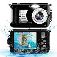 Detailed information about the product Underwater Camera with 32GB Card 10FT 30MP FHD 1080P Waterproof Camera Compact 16X Digital Zoom Waterproof Digital Camera for Snorkeling (Black)