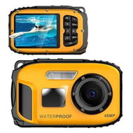 Detailed information about the product Underwater Floating Digital Camera, 48MP HD Bare Body Waterproof Camera, No Case Needed for Underwater Fun and Childhood Memories, Yellow
