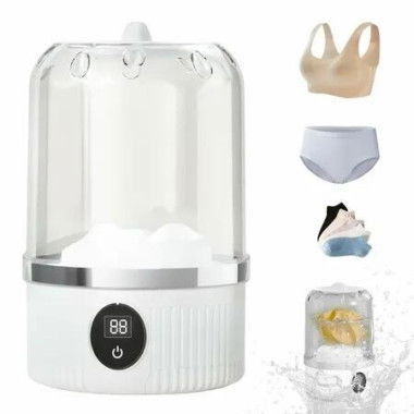 Underwear Washer,Portable Mini Washing Machine,Mini Washings Machines,Rechargeable Cordless Washing-Machine,Laundry Cup for Bra,Underwear,Socks