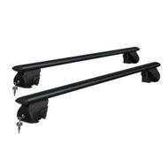 Detailed information about the product Universal Car Roof Rack Aluminium Cross Bars Adjustable 135cm Black Upgraded Holder Adjustable Car 90kgs Load Carrier