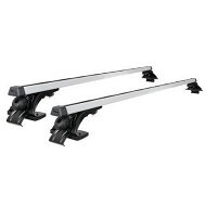 Detailed information about the product Universal Car Roof Racks Pod Aluminium Cross Bars Brackets 145cm Silver