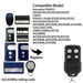 Universal Garage Door Remote For Liftmaster 94335E Garage Remote Control Chamberlain Motorlift 1A6518 1A5639-7 84335E 84335EML Gate Door Opener. Available at Crazy Sales for $37.99