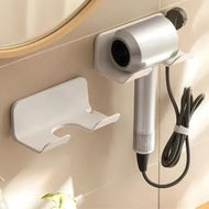 Detailed information about the product Universal Hair Dryer Holder,Blow Dryer Hanger Wall Mount for Hair Dryer Hook with Plug Cord Organizer Self Adhesive (1 Pack White)