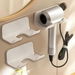 Universal Hair Dryer Holder,Blow Dryer Hanger Wall Mount for Hair Dryer Hook with Plug Cord Organizer Self Adhesive (2 Pack White). Available at Crazy Sales for $7.99