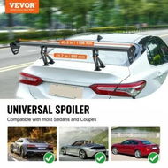 Detailed information about the product Universal Rear Spoiler GT Style Adjustable Trunk Wing Car Racing 43.3''