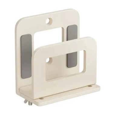 Universal Wall Mount Holder for Small Devices, Heavy Duty Cable Box, Router, Modem Mount Bracket, White