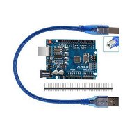 Detailed information about the product UNO R3 ATmega328P microcontroller CH340G Improved Version Development Board Compatible with Arduino IDE with USB Cable and 2.54mm Straight Pin Header