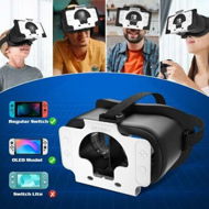 Detailed information about the product Upgraded VR Headset for Switch And Switch OLED,Switch Virtual Reality Glasses with Adjustable HD Lenses Head Strap 3D Goggles