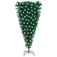 Detailed information about the product Upside-down Artificial Christmas Tree with LEDs 150 cm Green