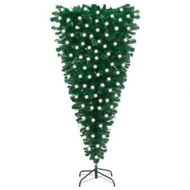 Detailed information about the product Upside-down Artificial Christmas Tree with LEDs 180 cm Green