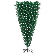 Detailed information about the product Upside-down Artificial Christmas Tree with LEDs Green 240 cm