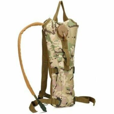 US Army 3L 3-Liter (100 Ounce) Hydration Pack Bladder Water Bag Pouch Hiking Climbing Survival Outdoor Backpack Black.