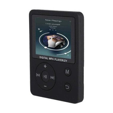 USB 2.0 Mini MP3 MP4 Player Mini Music Player With Headphones For Running (Black)