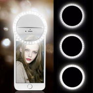 Detailed information about the product USB Charge Led Selfie Ring Light Cell Phone Lens LED Selfie Lamp Ring Selfie Light For IPhone Samsung Xiaomi Different Phone