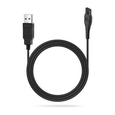 USB Charging Cable 15V Replacement Philips Norelco Electric Shaver Razor Multigroom Beard Trimmer HQ8505 2300 7000 5000 3000 Series 3500 mg5750 mg7750 S1560 Power Adapter Cord