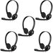 USB Computer Headset with Clear Chat Microphone,Lightweight On-Ear Wired Headset for MS Teams,Skype,Webinars,Call Center and More (Black). Available at Crazy Sales for $119.99