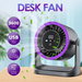 USB Desk Cooling Fan Table Wall Mounted Air Cooler Circulator 4 Speeds 3600mAh Rechargeable Battery LED Touch Screen Wireless Charging Pad Home Office. Available at Crazy Sales for $24.95