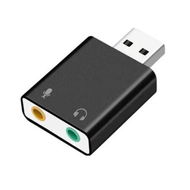 Detailed information about the product USB External Stereo Sound Adapter for Windows and Mac, Plug and Play No Drivers Needed