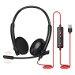 USB Headset with Microphone for PC, Headphones with Microphone for Laptop, Mac, Computer, in-Line Control, Ideal Headset for Work, Office, Classroom, Call Center, Zoom. Available at Crazy Sales for $39.95