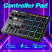 USB MIDI Controller Pad Pro Beat Maker Machine 16 RGB MPC Drum Pads Bluetooth Music Software Production 4 Assignable Knobs Faders Full Half Level OLED. Available at Crazy Sales for $129.95