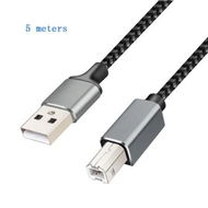 Detailed information about the product USB Printer Cable, 5 Meters USB A to B Cable, Compatible with Hp, Canon, Brother, Samsung, Dell, Epson, Lexmark, Xerox, and More