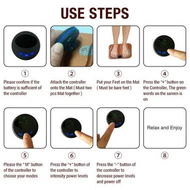 Detailed information about the product USB Rechargeable 3D EMS Foot Massager Pad with Automatic Calf and Foot Massage