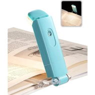 Detailed information about the product USB Rechargeable Book Light for Reading in Bed, LED Book Reading Lights with Clip, Perfect for Bookworms, Kids, Warm White, Brightness Adjustable (Blue)