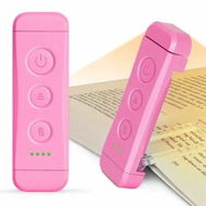 Detailed information about the product USB Rechargeable Book Light for Reading in Bed,Portable Clip-on LED Reading Light,3 Amber Colors & 5 Brightness Dimmable,Compact & Long Lasting (Pink)