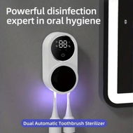 Detailed information about the product UV Toothbrush Sterilizer Holder Automatic Induction Wall Mount Tooth Brush Holder Organizer for Bathroom Accessories