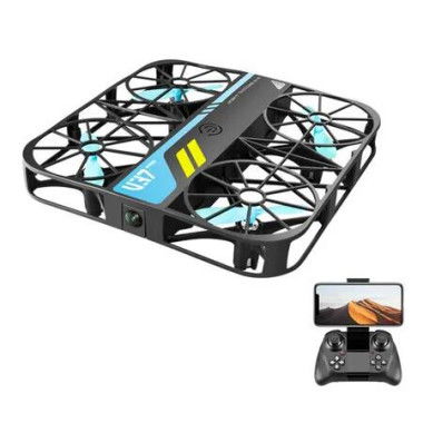 V37 Grid Full Protection Mini Drone 6K Aerial Photography RC Airplane for Student Birthday Christmas Gift