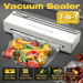 Vacuum Sealer Machine Food Saver Kitchen Fresh Meat Dry Wet Storage Preserves 62kPa Packing Countertop Automatic Airtight Sous Vide Vac Jar Seal Bags. Available at Crazy Sales for $54.96