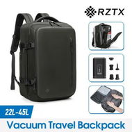 Detailed information about the product Vacuum Travel Backpack Compression Rucksack Waterproof Expandable Men Carryon Luggage Storage Bag Business Work Laptop Office 22-45L