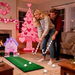 Valentine Golf Game Set With Candy Cane Club 6 Balls,Portable Golf Course Set,For Family Parties,Indoor And Office Fun Valentine Gift. Available at Crazy Sales for $19.99
