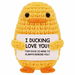 Valentines Day Gifts,Inspirational Crochet Positive Duck,Birthday Gifts,Cute Handmade Potato Knitted Duck Toy with Positive Card Cheering I Love You. Available at Crazy Sales for $9.99