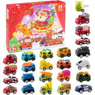 Detailed information about the product Vehicles Advent Calendar 2025, 24 Days Christmas Countdown Calendar with Cute Pull-Back Cars Vehicles, Christmas Holiday Gift for Boys