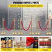 Velvet Ropes and Posts Gold Stanchion 5ft/1.5m Crowd Control Barriers 6PCS. Available at Crazy Sales for $399.95