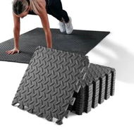 Detailed information about the product VERPEAK Puzzle Gym Mat EVA Interlocking Foam Tiles with Border (Black) VP-GMT-100-LMJ