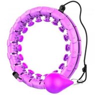 Detailed information about the product Verpeak Weighted Hula Hoop with 26 Detachable Knots (Purple) VP-WHH-100-GD