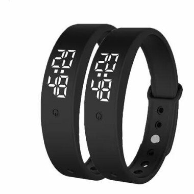 Vibrating Alarm Clock Watch for Heavy Sleepers,Silent Wake Up Bracelet & Smart Wristband,Wearable Vibration Wrist Alarm,Non-Audible Sleep Wristband