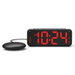 Vibrating Alarm Clock With Bed Shaker For Heavy Sleepers Large Digital Display Loud Bedside Clock. Available at Crazy Sales for $32.95
