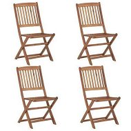 Detailed information about the product VidaXL Folding Outdoor Chairs 4 Pcs Solid Acacia Wood