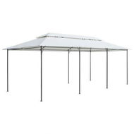 Detailed information about the product VidaXL Gazebo 600x298x270 Cm White 180g/cubic Meter.